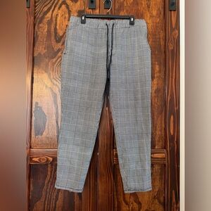 Original use houndstooth ankle pants